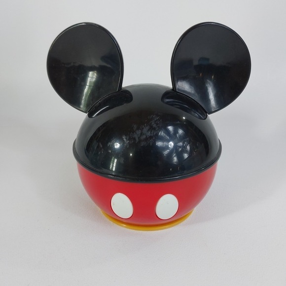 Vintage Disney Mickey Mouse Storage Container Watch Case used no watch - Picture 1 of 4